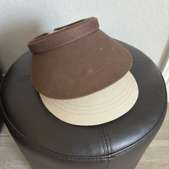 Brown and Beige Visors - Picture 1 of 4